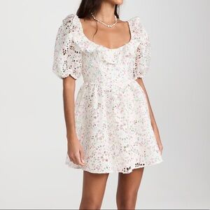 NWT For Love and Lemons Magnolia Mini Dress Size S